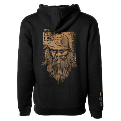 STLHD Men’s Work Hard Fish Hard Premium Hoodie