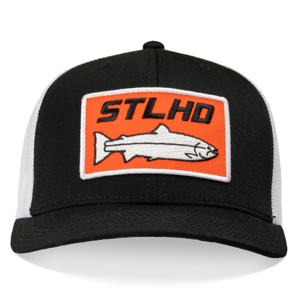 STLHD Standard White & Black Trucker Hat