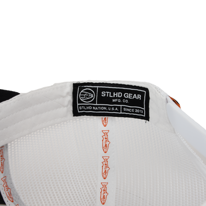 STLHD Standard White & Black Trucker Hat