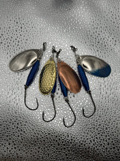 Blue "Torpedo" Spinners