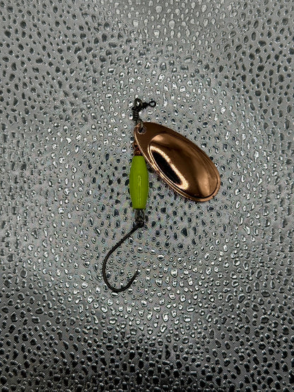 Chartreuse "Torpedo" Spinners
