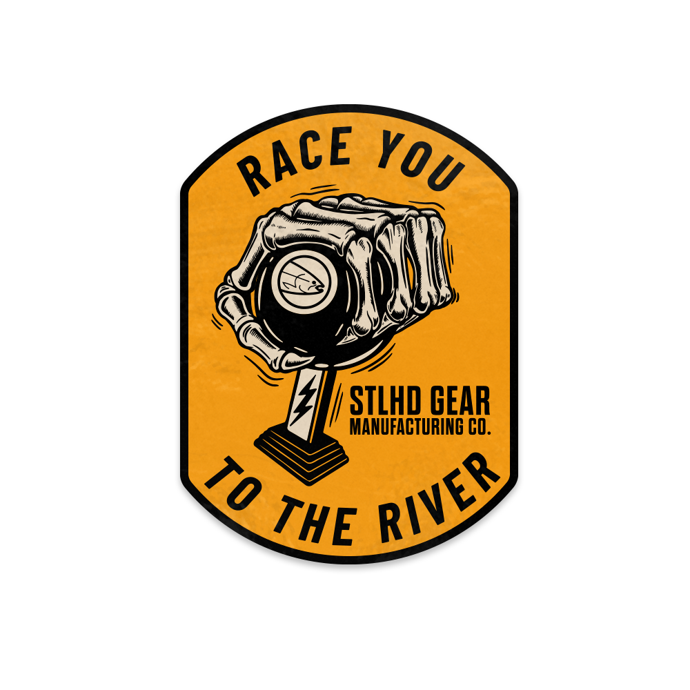 STLHD Race Ya Sticker – Bobber Down Bait Company