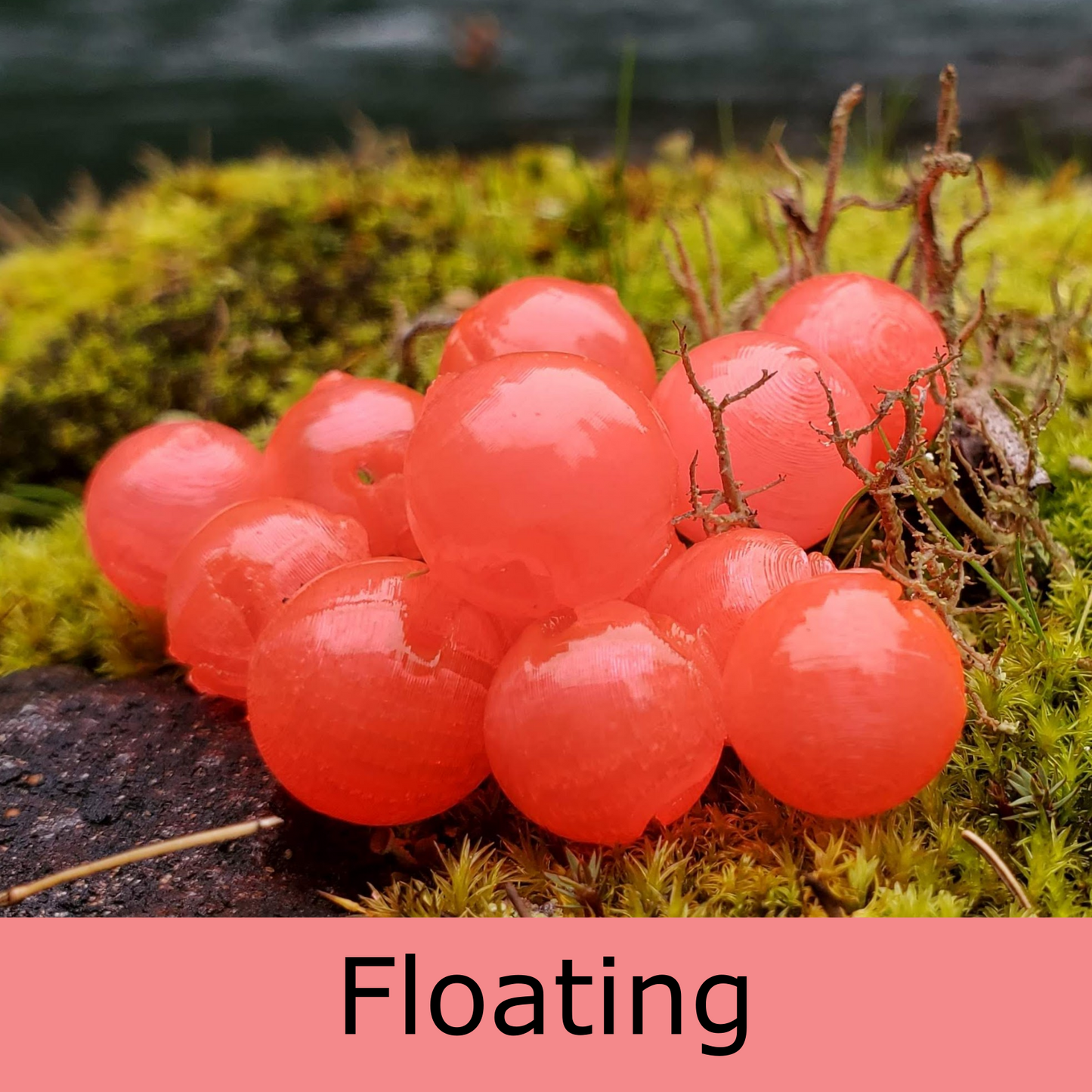 Mercurial Bead - Floating - Liquid Fire